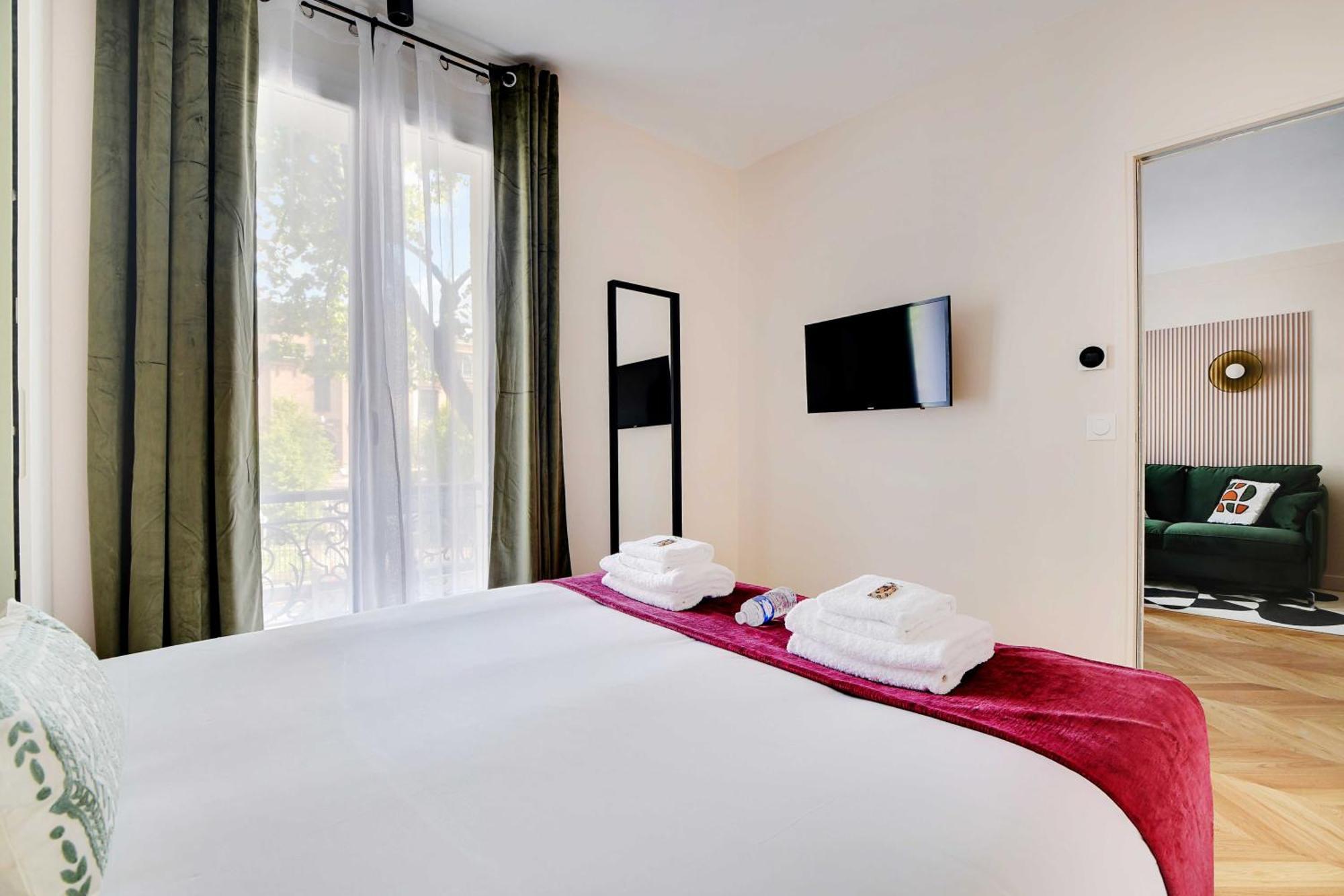 Appartement Parisian With Air Conditioning Eiffel Tower *