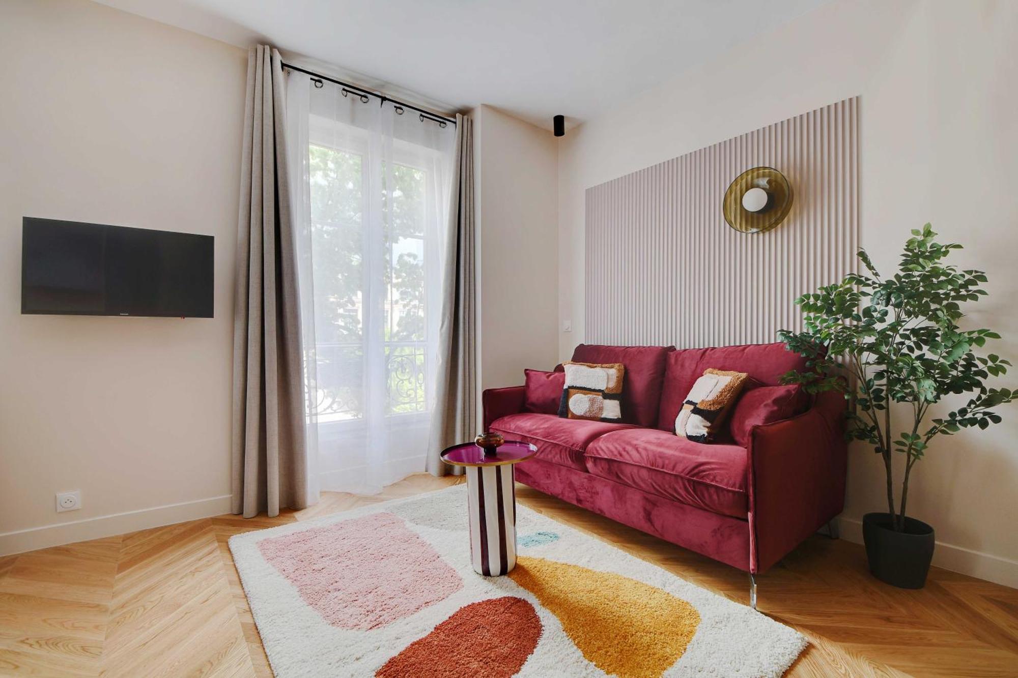 Parisian With Air Conditioning Eiffel Tower Appartement