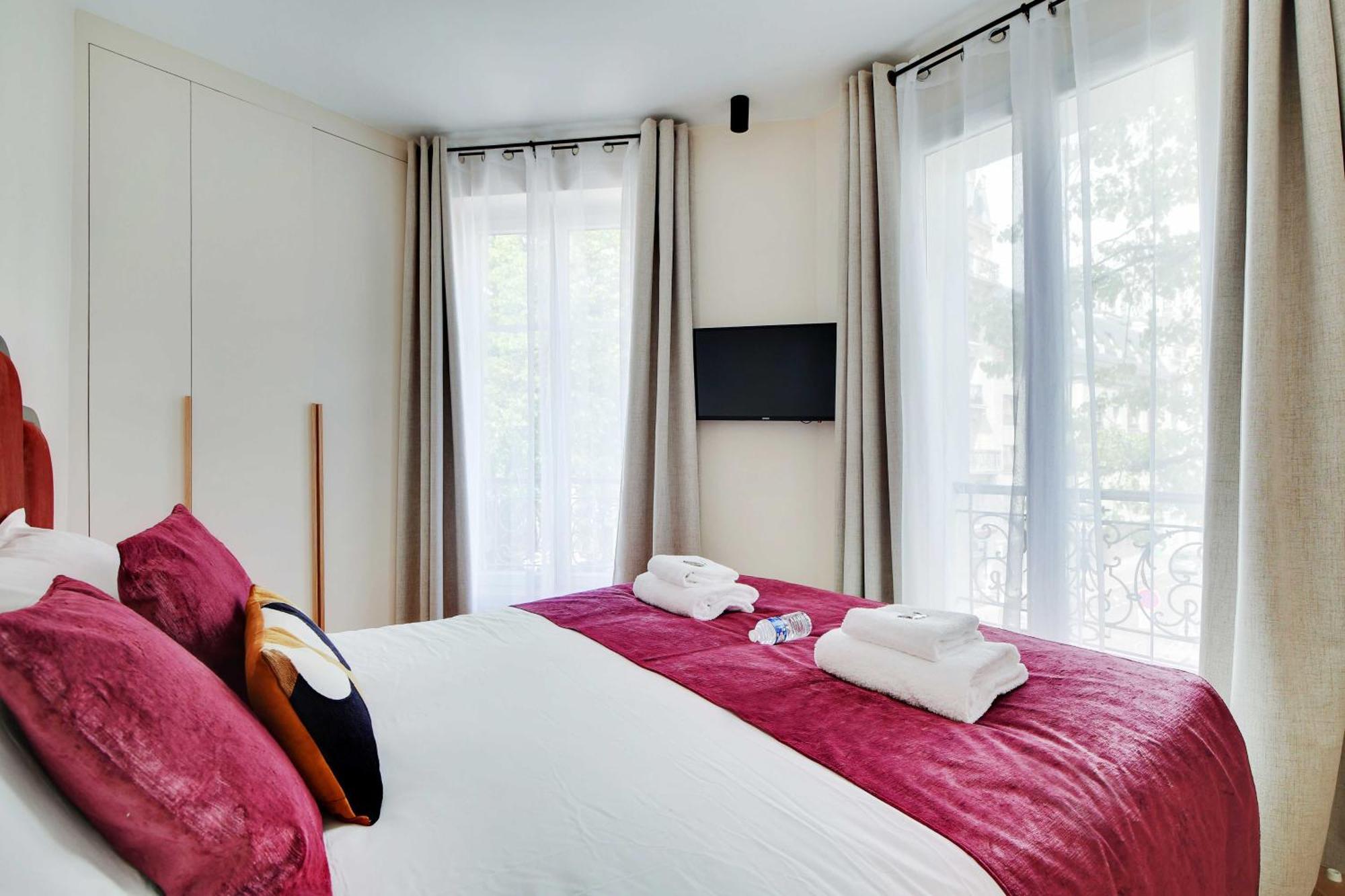 Appartement Parisian With Air Conditioning Eiffel Tower Parijs