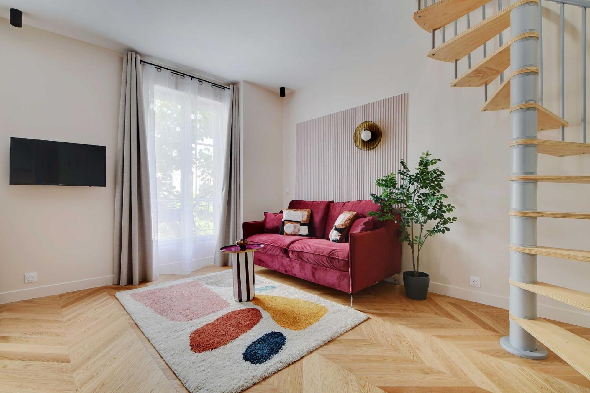 Appartement Parisian With Air Conditioning Eiffel Tower Parijs