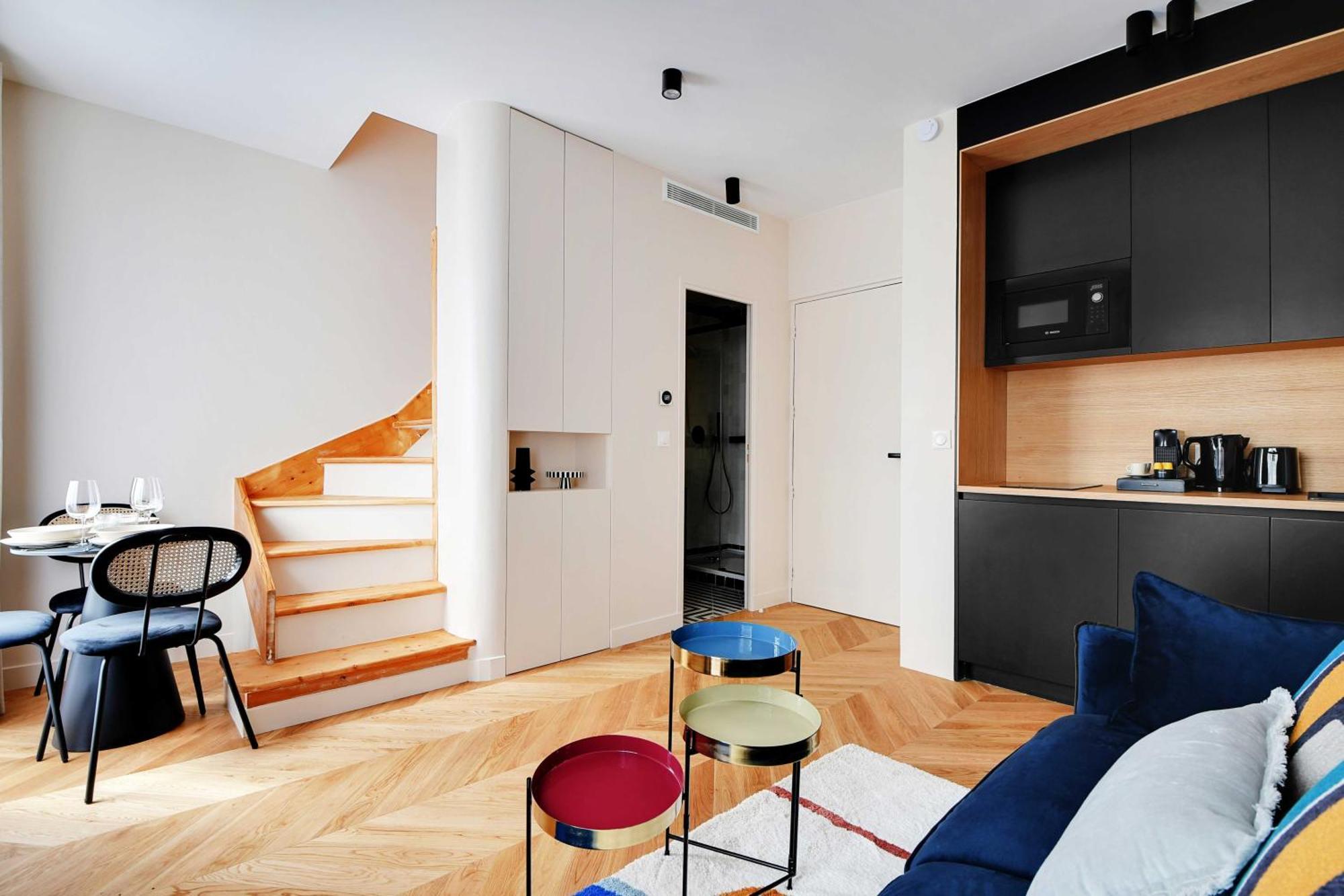 Appartement Parisian With Air Conditioning Eiffel Tower Parijs